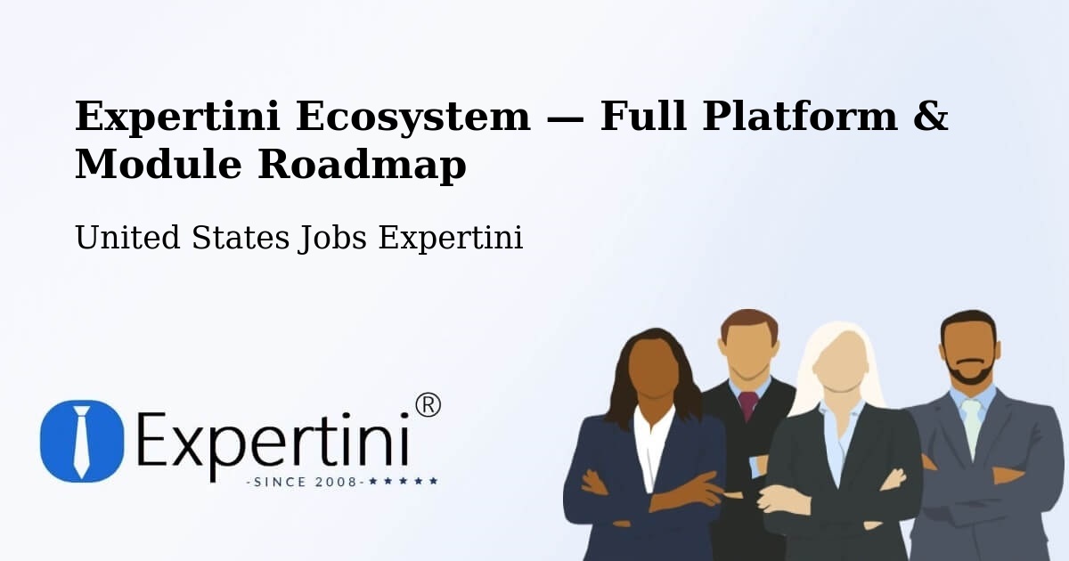 Expertini Ecosystem — Full Platform & Module Roadmap – Melbourne